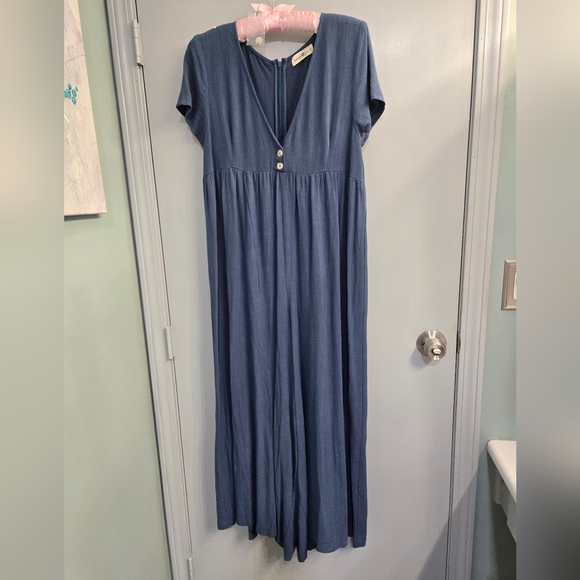 NATURAL LIFE Deep Blue Maxi Dress - Picture 2 of 3